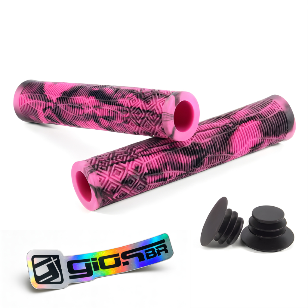 Manopla Luvas Gios Gi-058h Grau Wheeling Bike Bmx Rosa Com Sticker Holo Manopla Luvas Gios Gi-058h Grau Wheeling Bike Bmx Rosa Com Sticker Holo - Oferta na Shopee