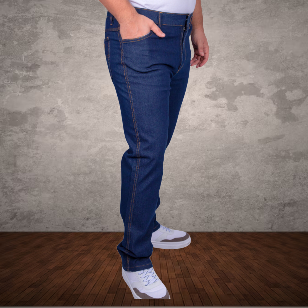 Calça Jeans Azul Masculina Estilo Tradicional Ótima Qualidade Para Trabalho Passeio Envio Imediato Calça Jeans Azul Masculina Estilo Tradicional Ótima Qualidade Para Trabalho Passeio Envio Imediato - Oferta na Shopee