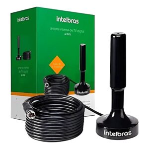 Antena De Tv Digital Interna Intelbras Ai2031 Uhf/hdtv Cabo c/ 5 metros - Oferta na Shopee