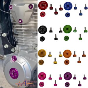 Tampa do magneto + 03 arruelas para motos- CG150/ CG160/ BROS/ XRE190 - Oferta na Shopee