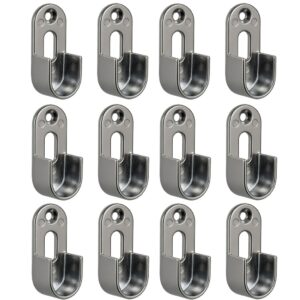 Suporte Cabideiro Tubo Oblongo Oval Armário Guarda Roupa - Oferta na Shopee
