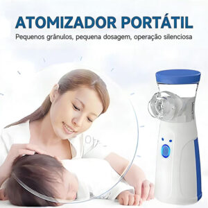 Inalador Nebulizador Portátil Ultrassônico Atomizador De Baixo Nó Para Crianças E Adultos -N11 - Oferta na Shopee