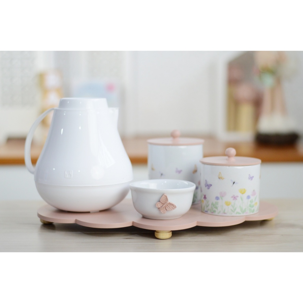 Kit Higiene Porcelana Bebê Decoração Maternidade K175 Rosê Potes Cuidado Algodão Cotonete Decoração Infantil Kit Higiene Porcelana Bebê Decoração Maternidade K175 Rosê Potes Cuidado Algodão Cotonete Decoração Infantil - Oferta na Shopee