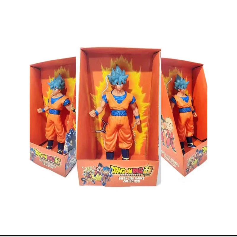 Boneco Goku Super Sayajin Blue em Vinil 22cm C/ Caixa Dragon Ball Envio Imediato Azul Boneco Goku Super Sayajin Blue em Vinil 22cm C/ Caixa Dragon Ball Envio Imediato Azul