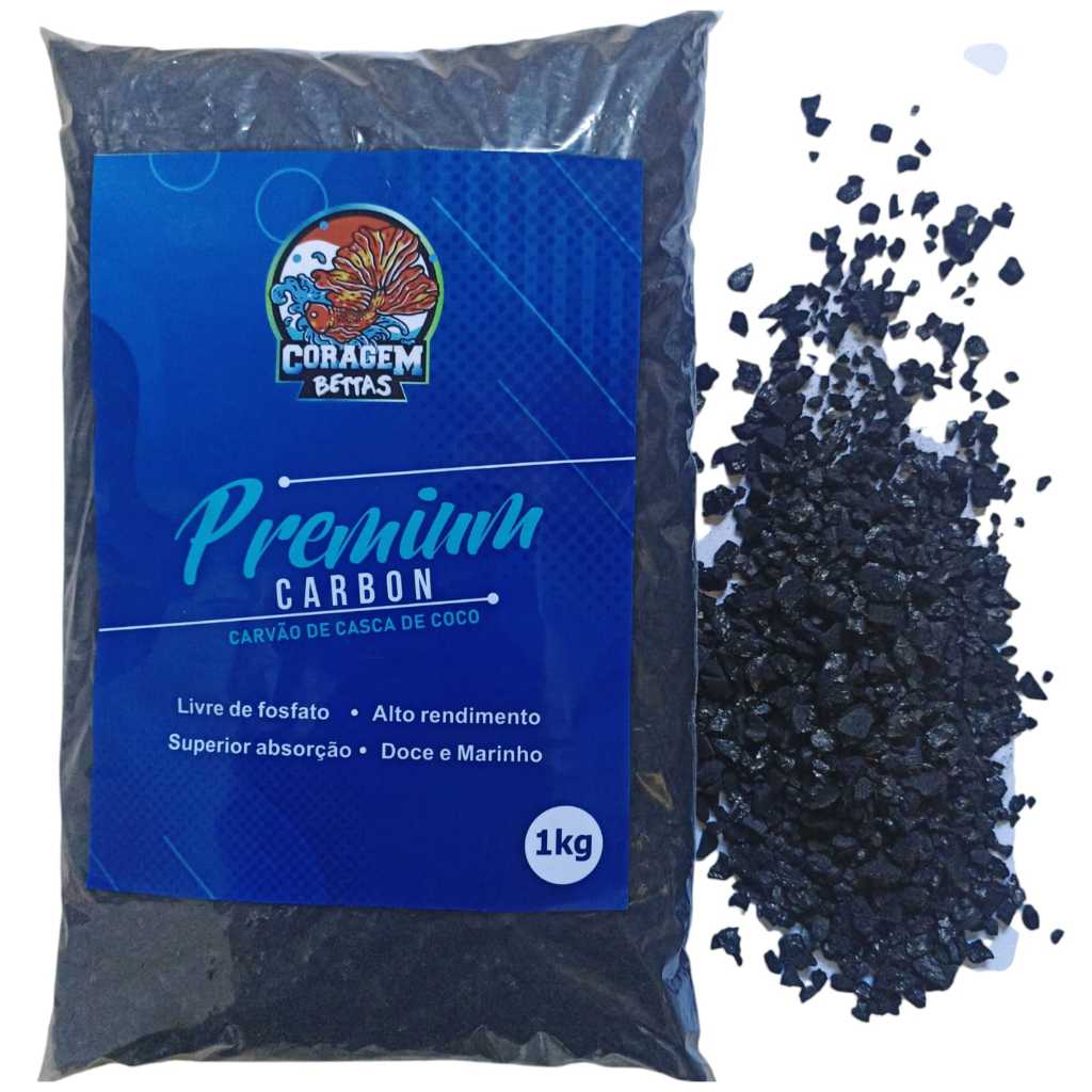 Carvao de Casca de Coco para Filtragem de Aquario 1kg Carvao de Casca de Coco para Filtragem de Aquario 1kg - Oferta na Shopee