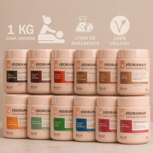 Creme Hidratante Para Massagem 1kg HIDRAMAIS - Escolha o Seu - Oferta na Shopee