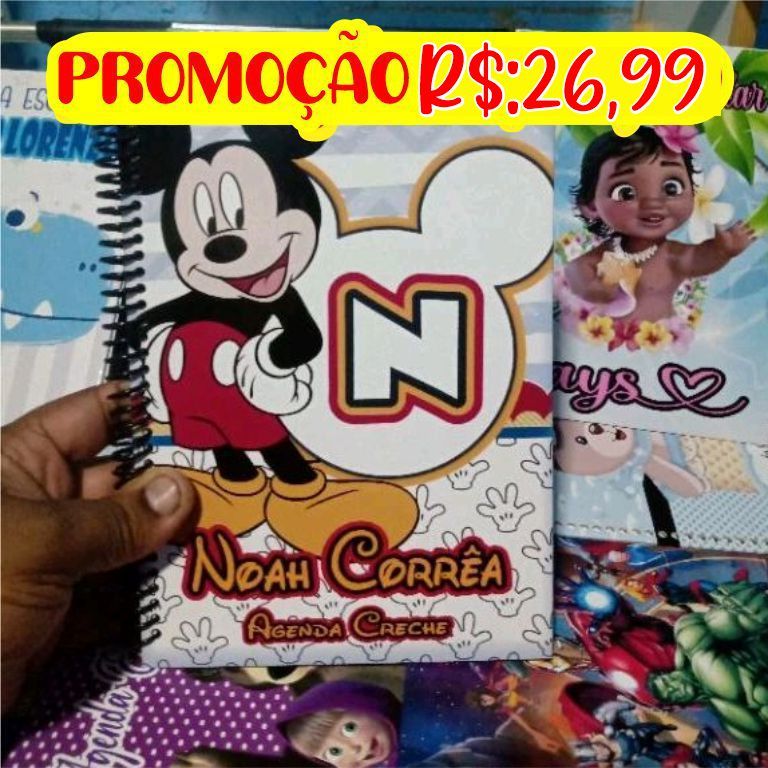 AGENDA CRECHE PERSONALIZADA (IDEAL PARA MATERNAL) AGENDA CRECHE PERSONALIZADA (IDEAL PARA MATERNAL)