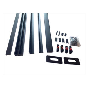 Kit Pia Estrutura Porcelanato Vidro Gabinete 1