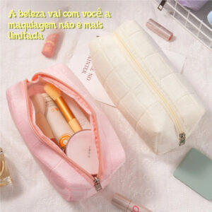 Bolsa de Cosméticos Kawaii Estojo - Formato de Travesseiro