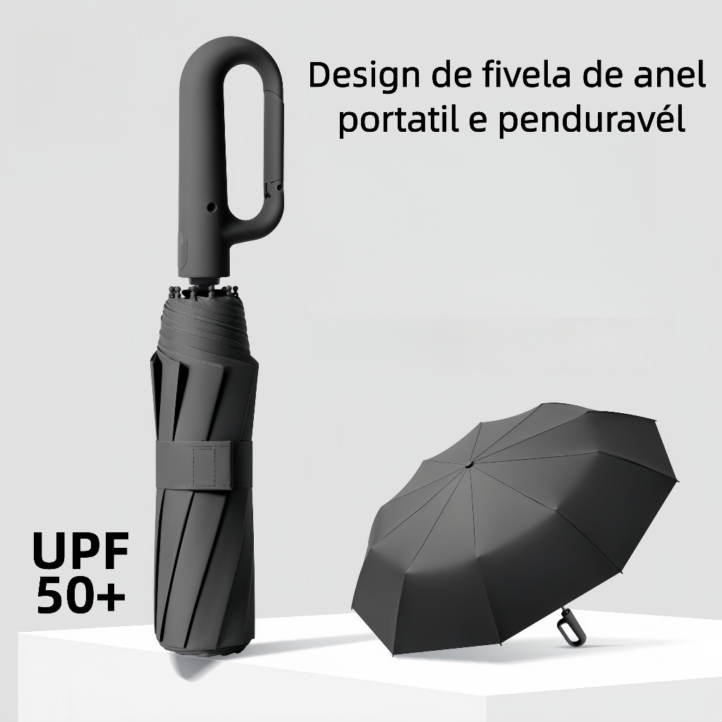 Guarda Chuva Automático Abre E Fecha Reforçado Contra Vento Proteção Solar Blackout Guarda Chuva Automático Abre E Fecha Reforçado Contra Vento Proteção Solar Blackout