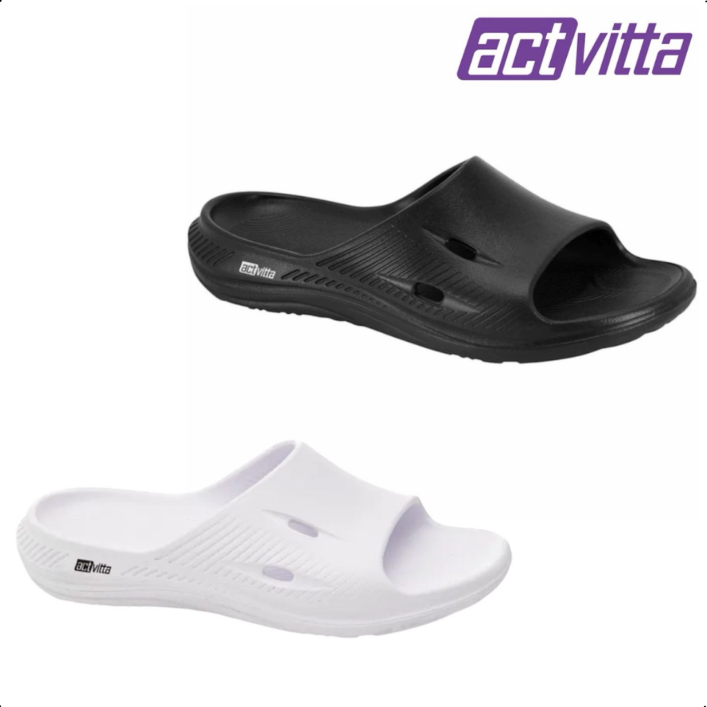 Chinelo Masculino Actvitta Slide EVA Original Confortável Leve Casual Praia Piscina Dia a Dia Chinelo Masculino Actvitta Slide EVA Original Confortável Leve Casual Praia Piscina Dia a Dia - Oferta na Shopee