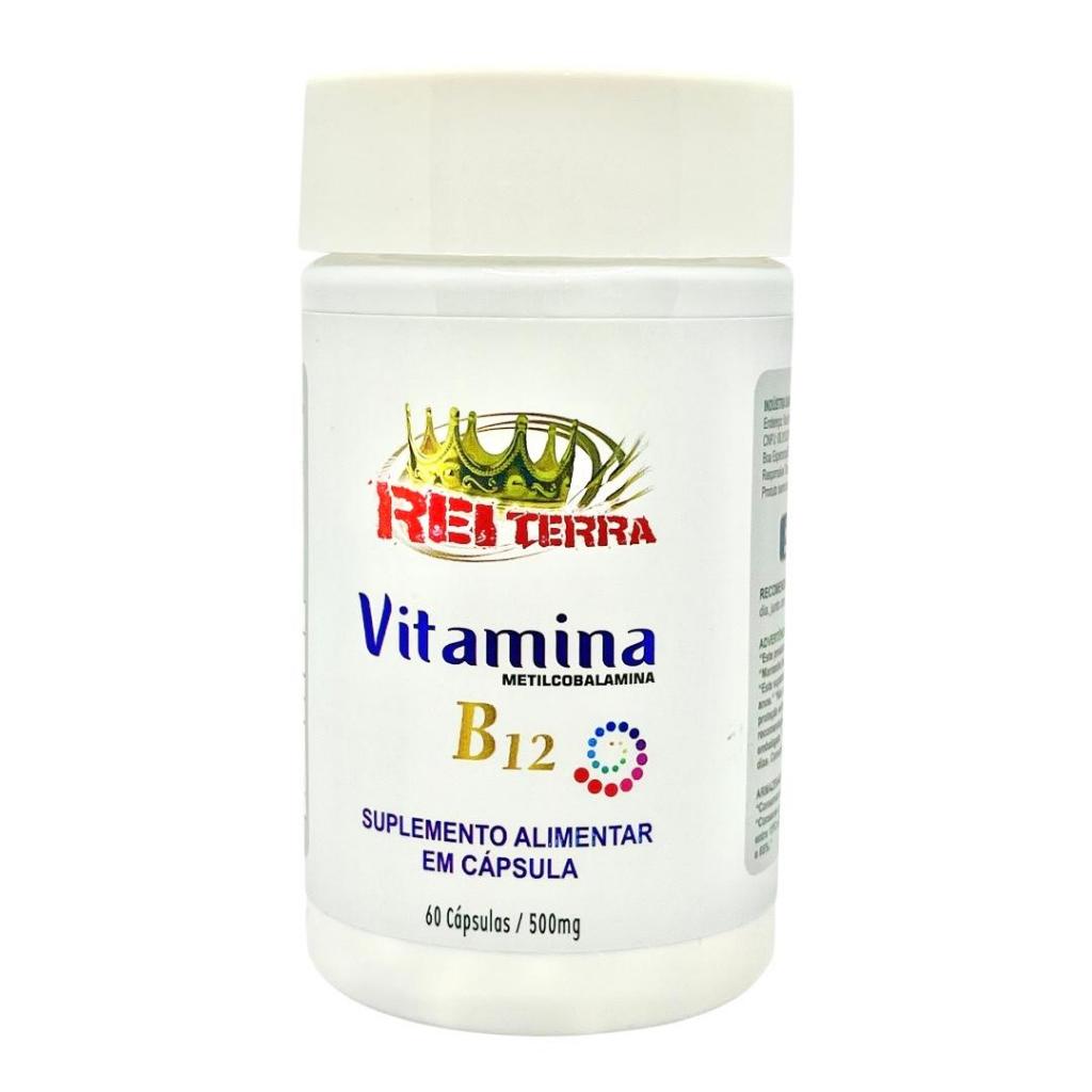 Metilcobalamina – Vitamina B12 60 Cápsulas – Rei Terra Metilcobalamina – Vitamina B12 60 Cápsulas – Rei Terra