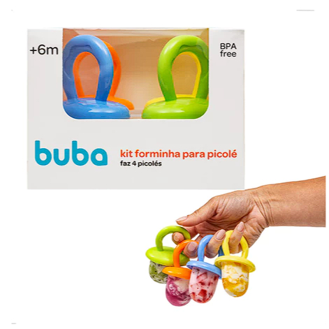 Kit Forma Para Sorvete infantil Buba Forma Para Peitolé Leite Materno Kit Forma Para Sorvete infantil Buba Forma Para Peitolé Leite Materno