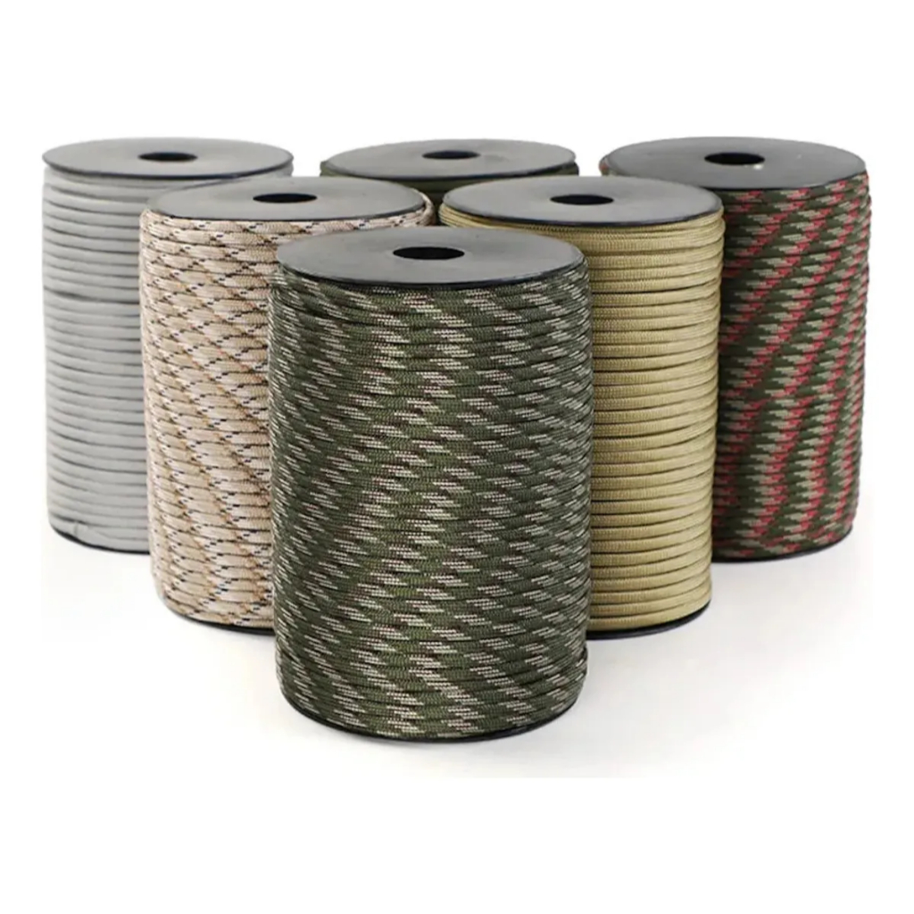 Corda Paracord 550lbs 4mm 9 Filamentos 28 Metros 250kg Carretel 28 metros Corda Paracord 550lbs 4mm 9 Filamentos 28 Metros 250kg Carretel 28 metros