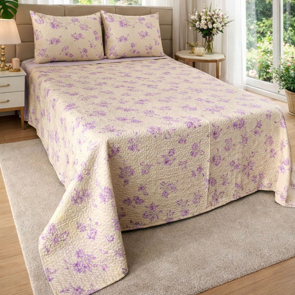 Kit Cobre Leito Colcha Box Bouti 3 Peças Estampada 2 Porta Travesseiro Aba Americana Kit Cobre Leito Colcha Box Bouti 3 Peças Estampada 2 Porta Travesseiro Aba Americana - Oferta na Shopee