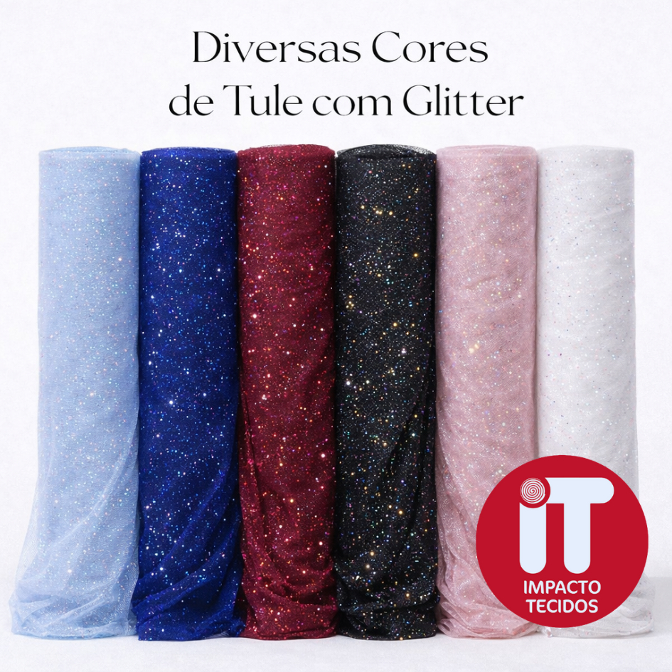3 METROS TECIDO TULE COM BRILHO,TULE COM GLITTER 3 METROS TECIDO TULE COM BRILHO