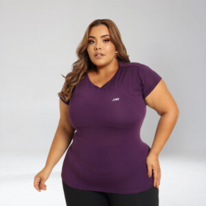 Camisa academia Feminina Plus Size dry fit blusa caminhada musculação treino G1 G2 G3 - Oferta na Shopee