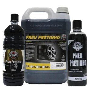 Pretinho para Pneu Automotivo Gitanes - brilho intenso - opcões 500ml