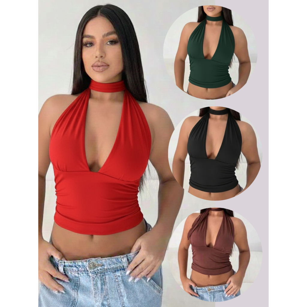 Cropped Modelo Jade/Livia com bojo tecido suplex Premium - Tamanho Único - Moda Atual Cod 009 Cropped Modelo Jade/Livia com bojo tecido suplex Premium - Tamanho Único - Moda Atual Cod 009 - Oferta na Shopee