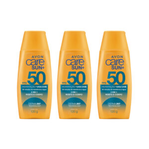 Protetor Solar Avon Care Sun+ Rosto e Corpo FPS 50 120g - Oferta na Shopee