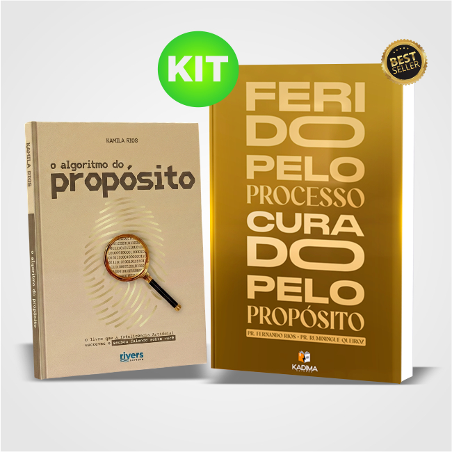 Kit 2 Livros: Ferido pelo Processo, Curado pelo Propósito + O Algoritmo do Propósito Kit 2 Livros: Ferido pelo Processo, Curado pelo Propósito + O Algoritmo do Propósito