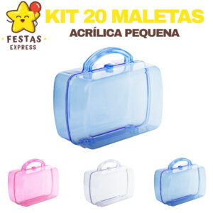 Kit 20 Maletas Pequenas Acrílico - Lembrancinhas de Festas. - Oferta na Shopee
