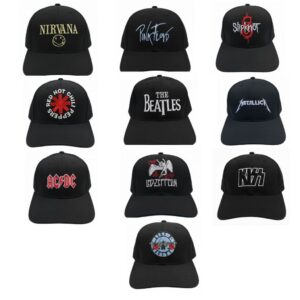 Boné Rock Internacional Bordado Lindos Promoção - Oferta na Shopee