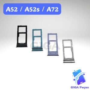 Gaveta Chip Bandeja Slot Galaxy A52 / A52s / A72 - Oferta na Shopee
