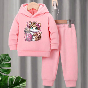 Abrigo Moletom Infantil Menina Unissex Otima Qualidade Gatinha - Oferta na Shopee