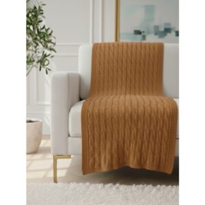 Peseiras Manta Trança Sala Cama Solteiro Sofá Tricot 160x60cm Decoração Tricô - Oferta na Shopee