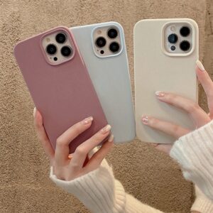 Capa compatível com IP 13 PRO Várias Cores Silicone Capinha Protetora Várias cores