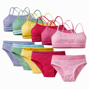 Kit 5 Conjunto Menina Moça Top e Calcinha Infantil/Juvenil - Oferta na Shopee