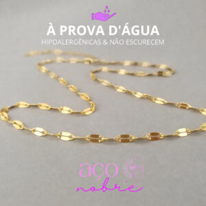 Pulseira Singapura Aço Inox PVD Banho Ouro 24k Não Escurecem Corrente Delicada - Oferta na Shopee