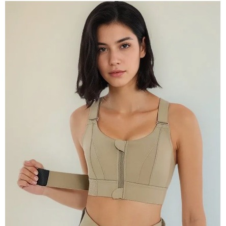 Sutiã Esportivo Casual Com Zíper Liso E Cruzado blindado Para Mulheres Sutiã Esportivo Casual Com Zíper Liso E Cruzado blindado Para Mulheres - Oferta na Shopee
