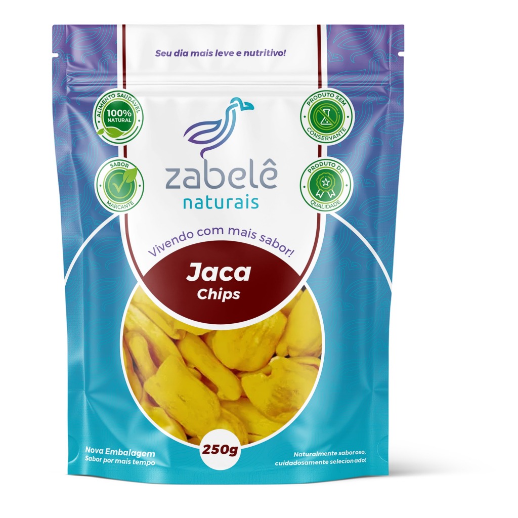 Chips Jaca Liofilizado Crocante Premium Snack- Zabele Naturais Chips Jaca Liofilizado Crocante Premium Snack- Zabele Naturais