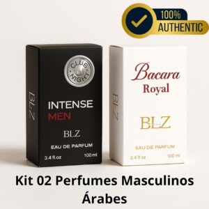Kit 02 Perfumes Masculinos Árabes 100ml - Oferta na Shopee