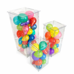 Trio Cubos Expositor Ps Acrílico Cristal Desmontável Decoração - Oferta na Shopee