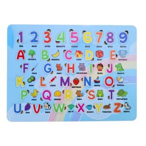 Brinquedo Alfabeto Encaixe Números Letras Pedagógico Didático em MDF Educativo A ao Z Quebra Cabeça - Oferta na Shopee