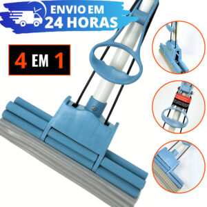 Rodo Mop Mágico Fácil Limpeza Geral Plus Lava E Seca REFORÇADO - Oferta na Shopee
