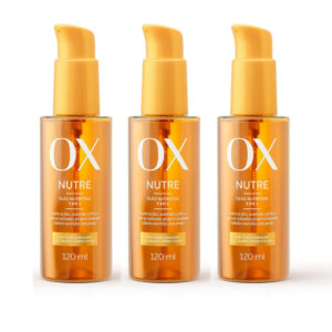 Kit 03un Óleo Nutritivo Ox Nutre 3 em 1 120ml - Oferta na Shopee