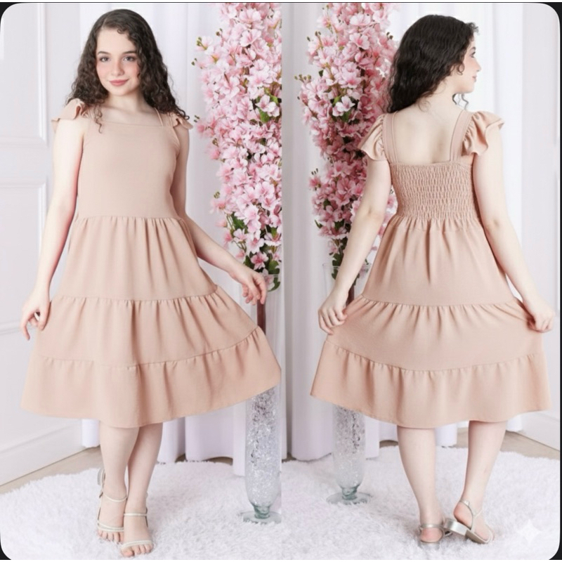 Vestido curta mídi Juvenil 3 marias Vestido curta mídi Juvenil 3 marias - Oferta na Shopee