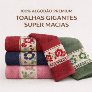 Toalha De Banho Gigante Banhão Grande Grossa Tecido 100% Algodão Premium Felpuda Macia 75x150 Alta Absorção - Oferta na Shopee
