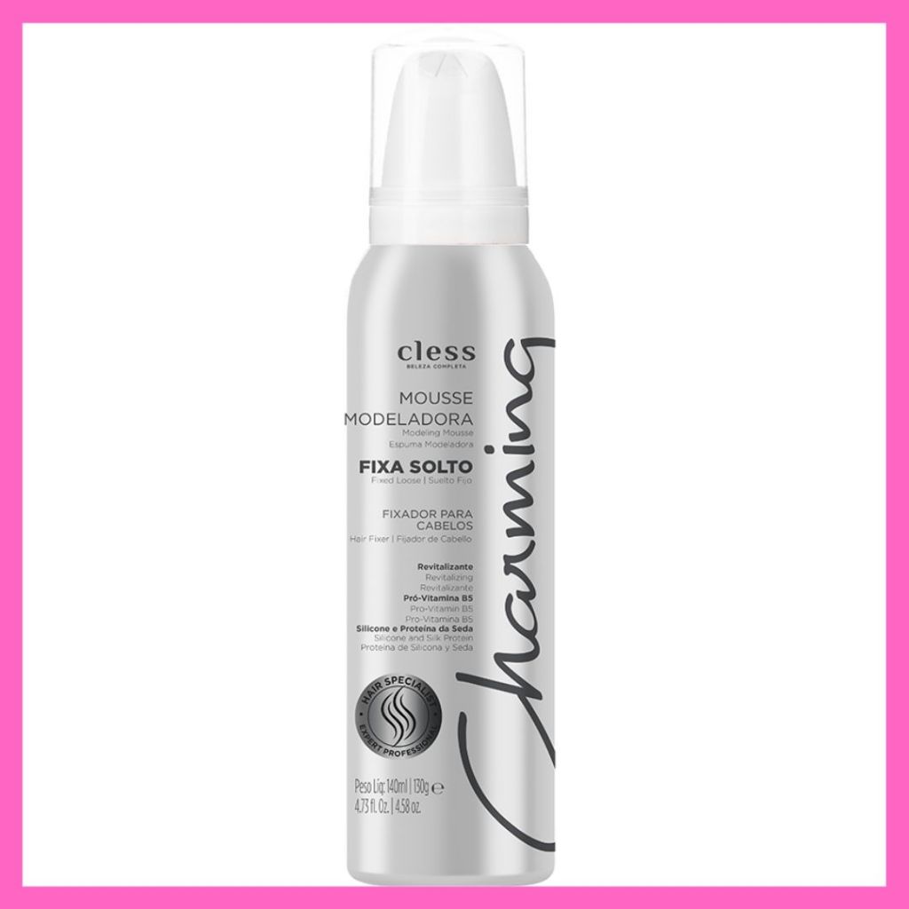 Charming Mousse Modelador Normal 140ml – Cless Charming Mousse Modelador Normal 140ml – Cless
