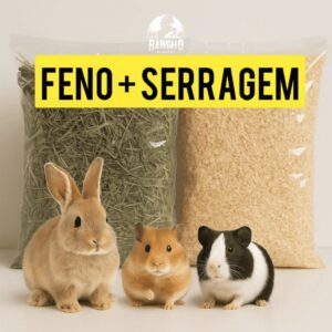 Kit Feno e Serragem para Roedores