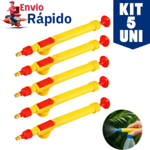 Kit 5 ou 3 Pulverizador de Garrafa PET - Alta Pressão Borrifador Manual Plantas Jardim Uso Doméstico - Oferta na Shopee