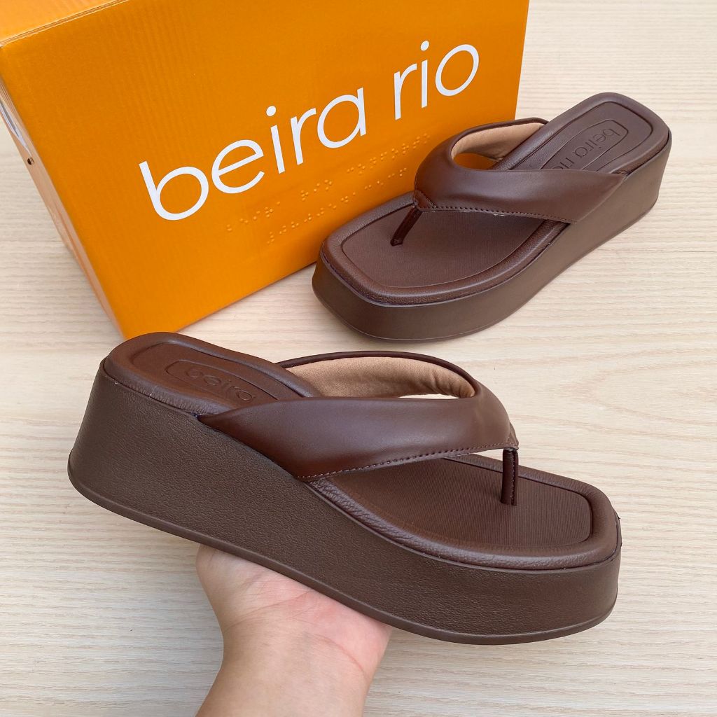 Tamanco Beira Rio Sandália Feminina Plataforma Confortável Acolchoado Tamanco Beira Rio Sandália Feminina Plataforma Confortável Acolchoado