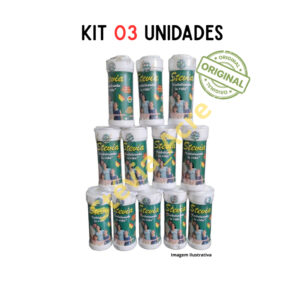 Stevia Boliviana - Adoçante Natural ORIGINAL - KIT 03 UN. - Oferta na Shopee