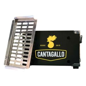 Churrasqueira Inox Portátil CantaGallo - Compacta para Camping Varandas e Churrasco - Oferta na Shopee