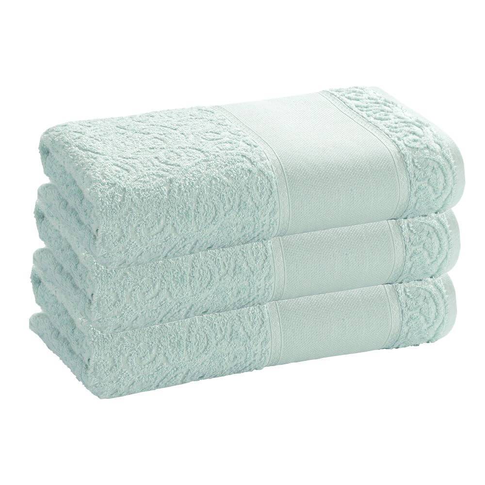 Kit Toalhas de Lavabo Sofia para Bordar com 3 unidades – Dohler Kit Toalhas de Lavabo Sofia para Bordar com 3 unidades – Dohler