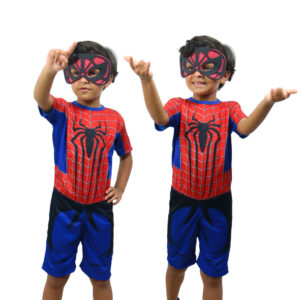 Fantasia Homem Aranha Infantil Com Máscara Spiderman 1 á 8 Anos- com Envio imedito - Oferta na Shopee